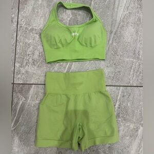 Bo + Tee Green Two Piece Set